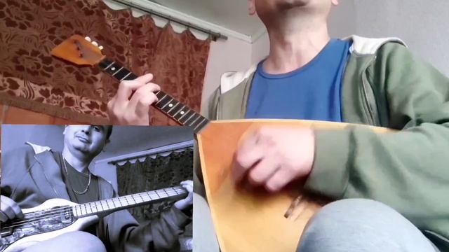 Черный ворон. Я первый раз играю на балалайке. смотреть онлайн