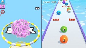 ?Jelly run 2048 in Infinity mod ( New Update ) vs Ball Run Infinity gameplay New part #4