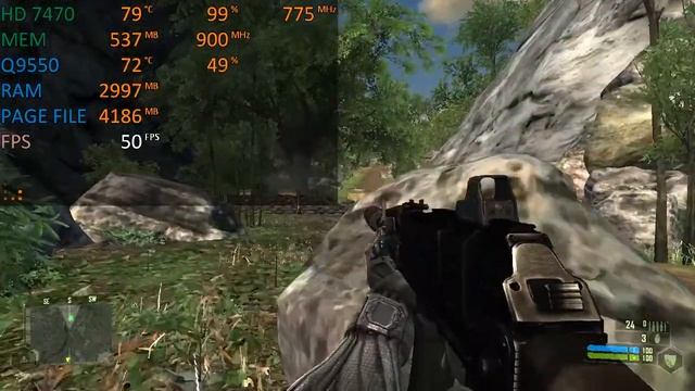 Crysis - Core 2 Quad Q9550 - HD 7470 - 6 GB Ram смотреть онлайн
