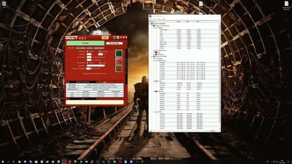 9700K 5GHz Asrock Extreme 4 Z370: Test stability OCCT + Cinebench