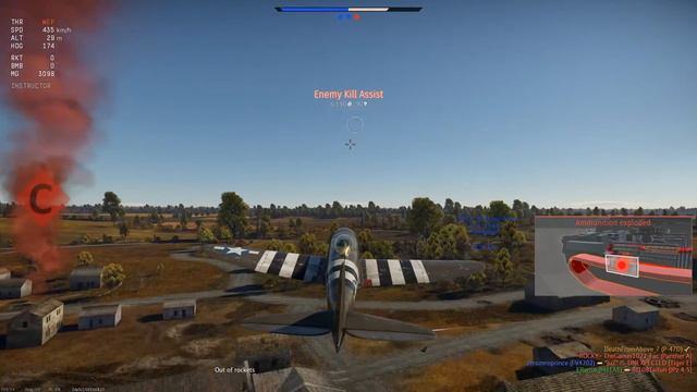 War Thunder HVAR Rocket Kill on Panther A смотреть онлайн