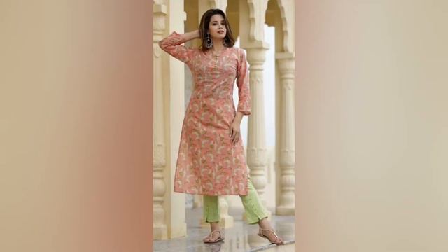 Simple and Casual Daily Wear Kurti Designs for College and Office Going Girls||New Kurti design 202 смотреть онлайн