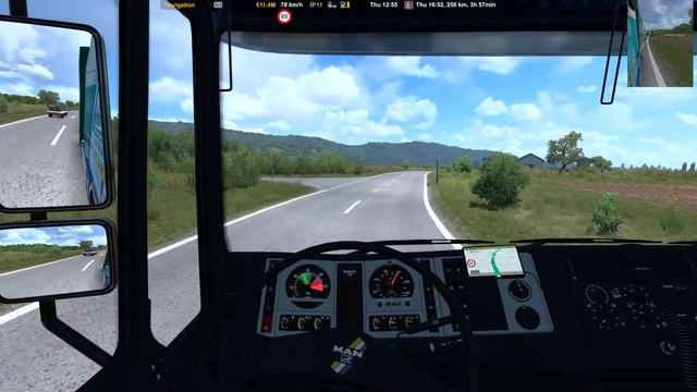 ETS2 1.43 MAP COMBO | Sofia (BG) - Ohrid (MK) | 2K 1440p смотреть онлайн