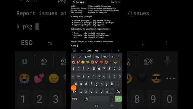 എന്താണ്termux /basic pkg installing /2020malayalam смотреть онлайн