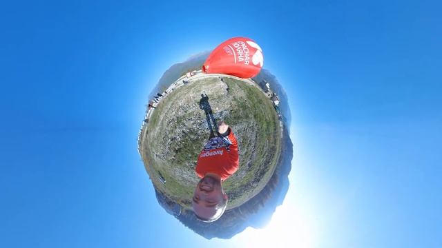 Красная поляна весной, полет на воздушном шаре! смотреть онлайн