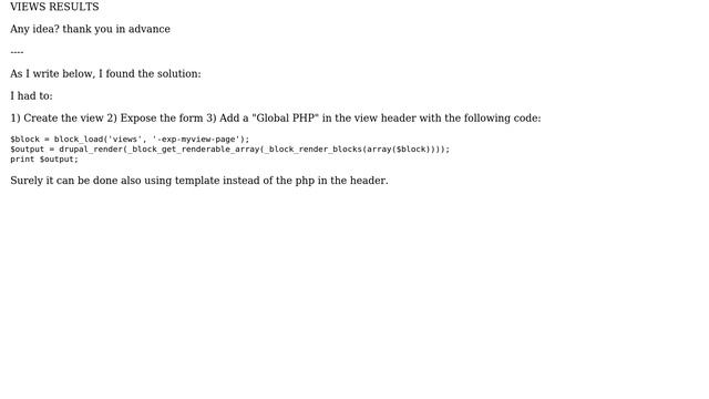 Drupal: Drupal 7 - Exposed form block also inside results (3 Solutions!!) смотреть онлайн