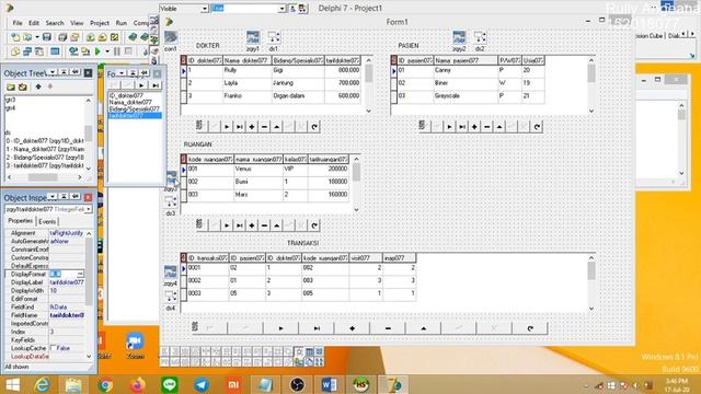 Aplikasi Sederhana Rumah Sakit MySql, Delphi7 смотреть онлайн
