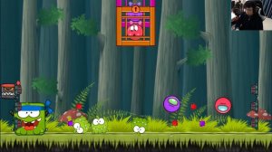 RED BALL 4 : (2 AMONG US + 3 OM NOM ) BALL 'FUSION BATTLE' with 5 COLOR OM NOM BOSSES VOLUME 2 & 5