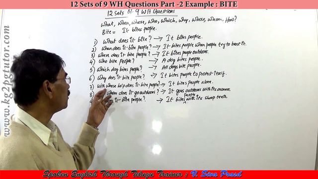 12 sets of 9 WH questions Example BITE Part 2 Telugu смотреть онлайн