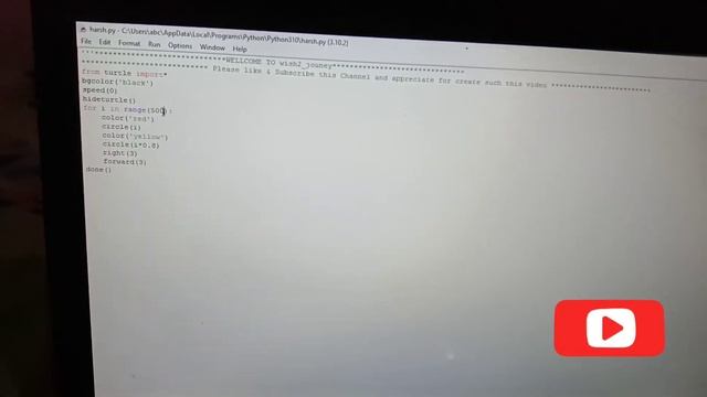 Python Graphical Animation Project ....( Using turtle Module creating a round cone with Animation ) смотреть онлайн