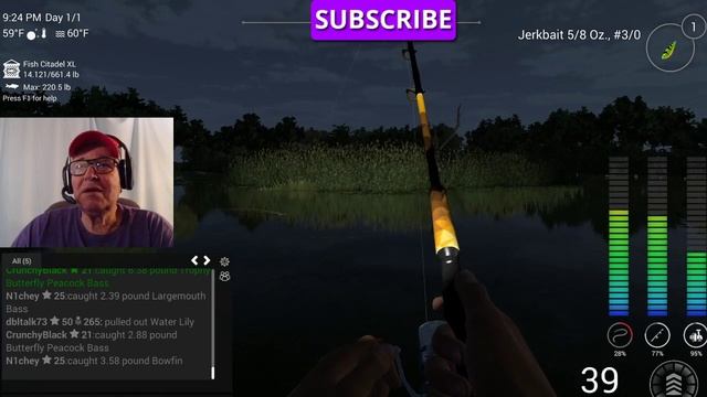 FISHING PLANET- (ENG) HOW TO USE THE NEW JERK BAIT LURES FOR BASS IN FLORIDA смотреть онлайн