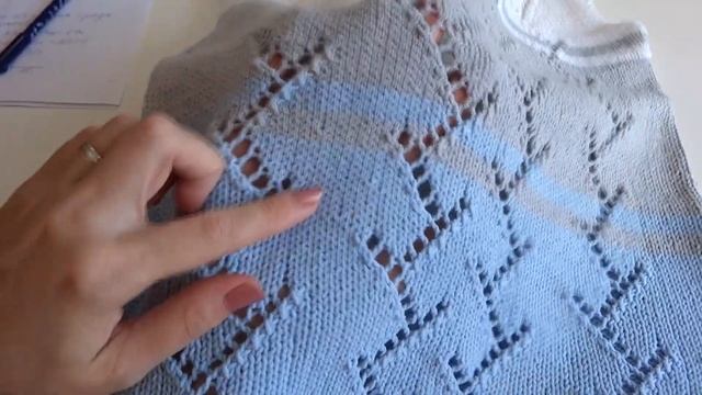 Летний топ "Морячка". Майка спицами. Экспресс-мк смотреть онлайн