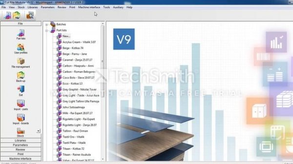 Раскрой в программе Cut Rite Modular V9.02