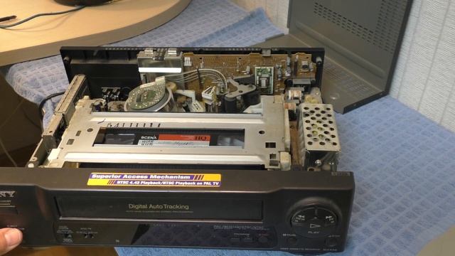 SONY SLV-X312PS первое включение после покупки, осмотр и разборка смотреть онлайн