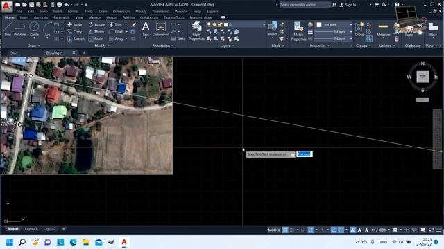 การสร้าง Layout จากแผนที่ Google map ด้วย AutoCad смотреть онлайн