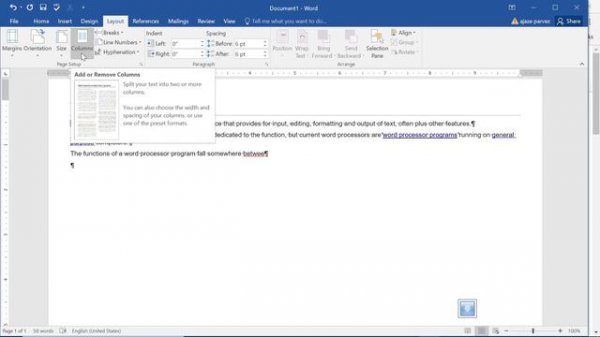 Microsoft Word LAYOUT Tab All Functions | Learn Microsoft Word | Microsoft Word