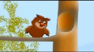 Сова и дятел. Басня - Е.Доставалов, читает и видео - И.жемчугов