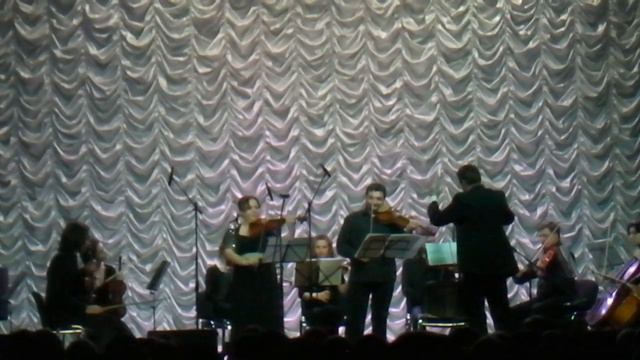 Graf Mourja and Elena Frishman violin I.Frolov "Divertisment" for two violins смотреть онлайн