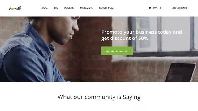 Loocall - Business Directory WordPress Theme смотреть онлайн