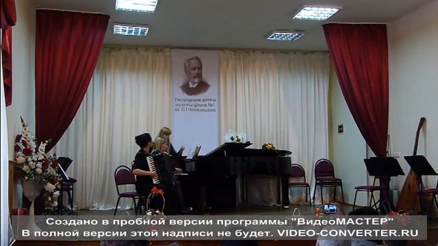 Richard Galliano "Tango pour Claude", performing by Myroslava & Katya смотреть онлайн
