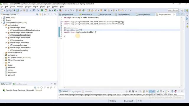 Using Spring Boot With MongoDB Restful CRUD API [Step By Step] | Part-2 | CodeWithNaval смотреть онлайн