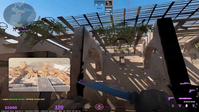CS2 Dust 2 window smoke смотреть онлайн