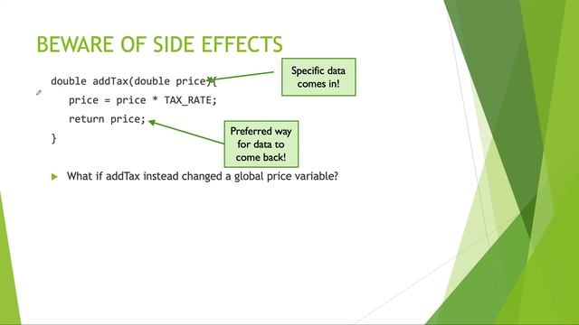 COMP1010 Function Side Effects смотреть онлайн