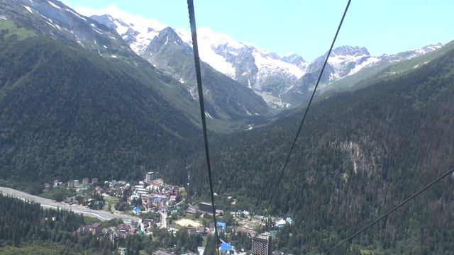 Канатная дорога в Домбае смотреть онлайн