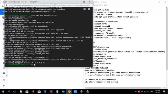 Google Compute Engine: Creating a GUI for VM instance смотреть онлайн