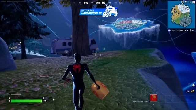 NEW SPIDER-MAN (MILES MORALES) Skin Gameplay In Fortnite! смотреть онлайн