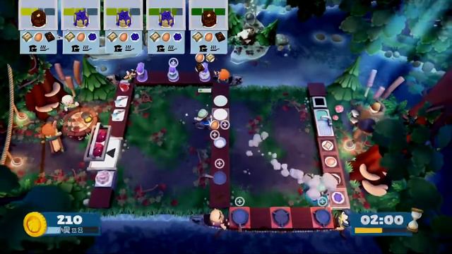 【OVERCOOKED！2】Campfire Cook Off 1-4