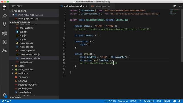 When to Use Observable Arrays in NativeScript Core, Angular, and Vue смотреть онлайн