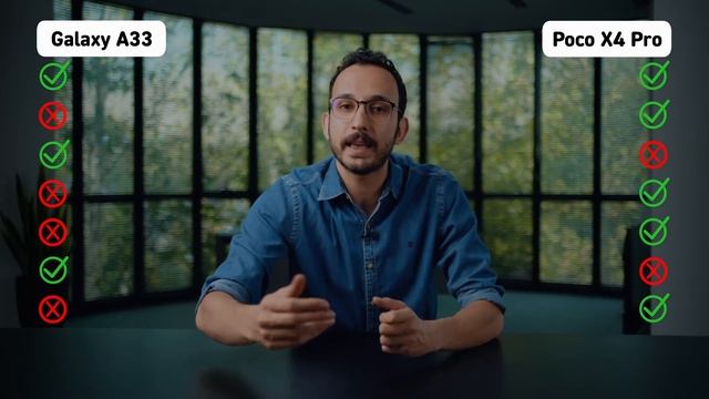 Galaxy A33 vs Poco X4 Pro | مقایسه گلکسی ای ۳۳ و پوکو ایکس ۴ پرو смотреть онлайн