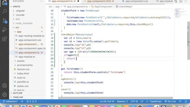 Angular custom validation смотреть онлайн