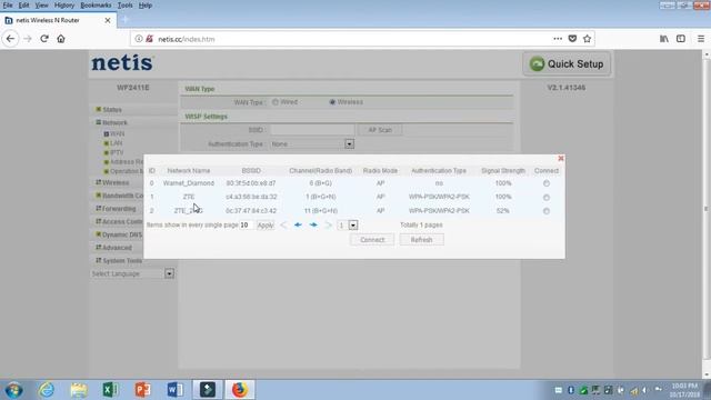 Repeater Netis WF2411E