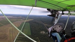 Самолёт Е12НК. На маршруте. Таймлапс