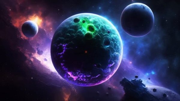 Space Ambient Music ✨ Space Journey Relaxation ✨ Flying in Planets