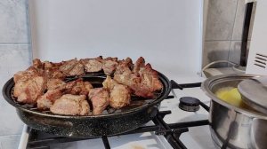 2023 01 23 Шашлык в домашних условиях на сковороде гриль - газ