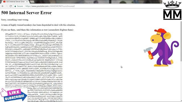 How to solve 500 internal server error ? #500servererror hindi by MAKE MONEY CHANNEL смотреть онлайн