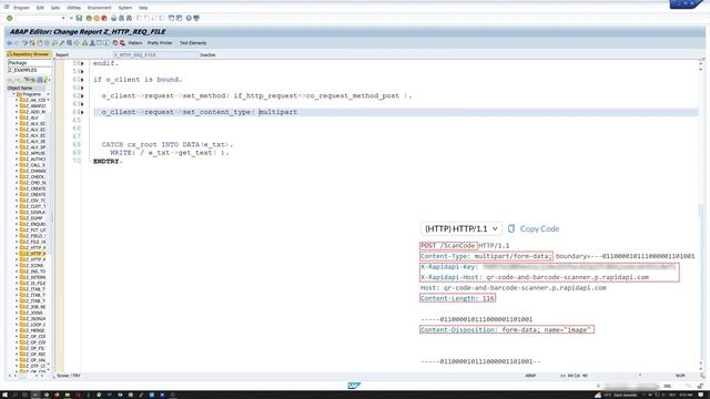 External API Call with POST Method and File Upload - with ABAP [english] смотреть онлайн