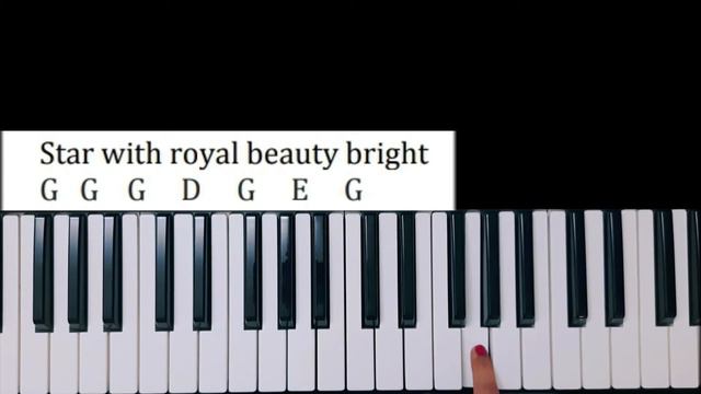 We Three Kings Christmas Song Piano Tutorial with Notes and Chords @PianoBeatsManvi смотреть онлайн