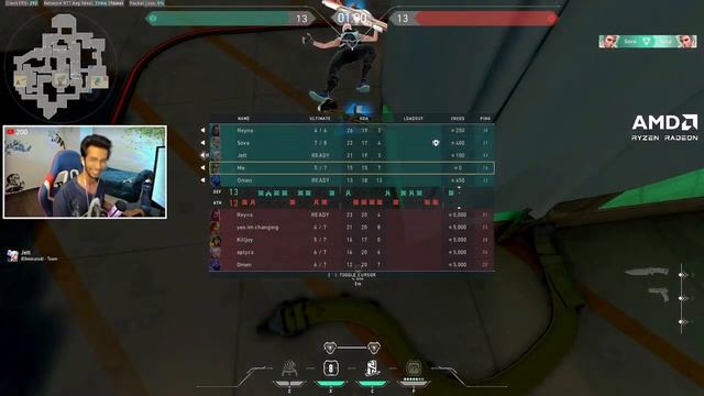 Solo Playing Valorant Rank Immortal 3 | RR - 462 / Overwatch In End смотреть онлайн