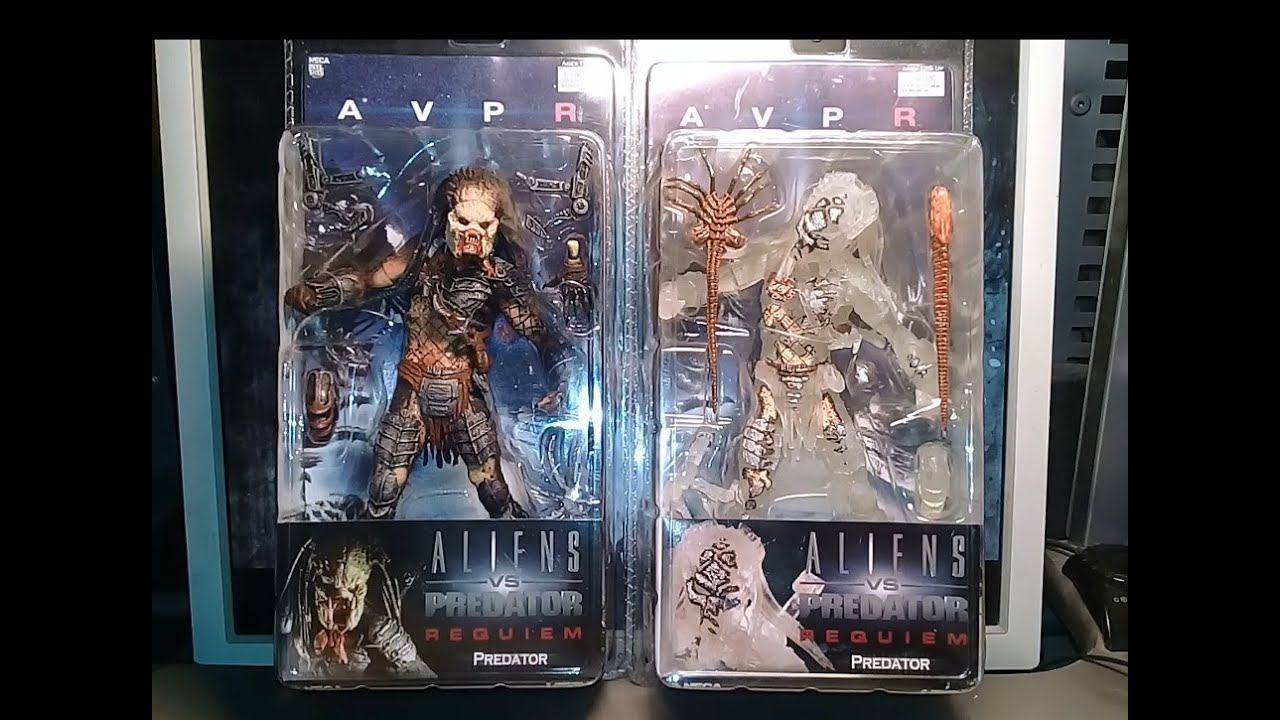Trophy chase! Wolves Predators by Neca (Unmasked with closed mouth + Half stelth SDCC 2008 excl.). смотреть онлайн