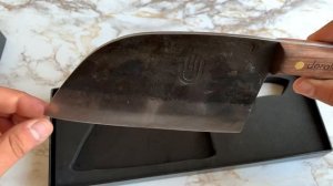 Сербский нож - распаковка и обзор кованного сербского шеф ножа израильского бренда JERALIUM