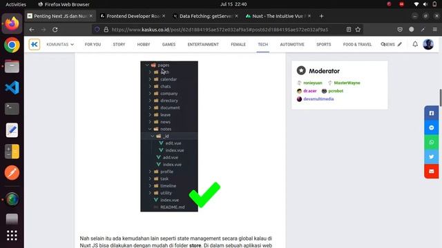Pentingnya Next JS dan Nuxt JS смотреть онлайн