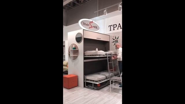 Двухъярусная кровать трансформер в действии (TRANSMEB) смотреть онлайн