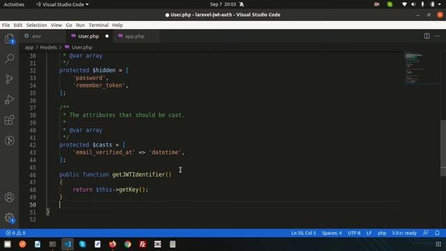 Laravel 8 REST API Using JWT Authentication #3 Model Configuration and Auth Guard Configuration смотреть онлайн