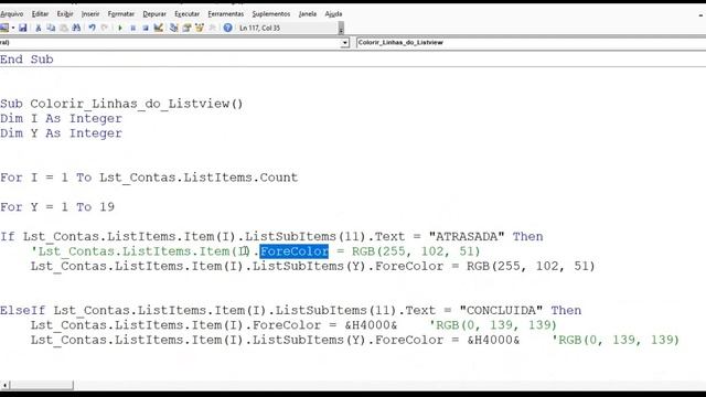 Como Colorir Coluna Especifica no Listview | Alerta de Serviço no Access смотреть онлайн