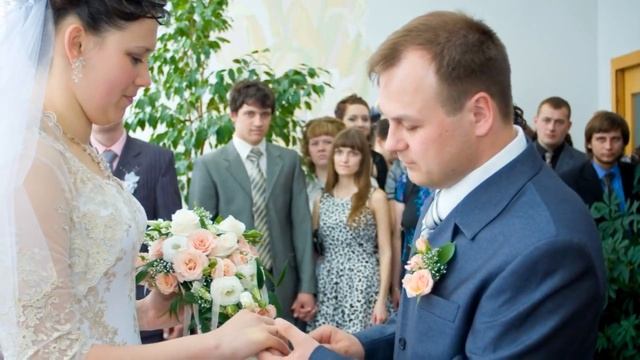 Свабедное фото Алена и Максим свадебное свайд- шоу смотреть онлайн