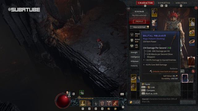 Diablo 4 ACT 1 Final Quest Descent & Ending (Barbarian) Veteran Mode смотреть онлайн
